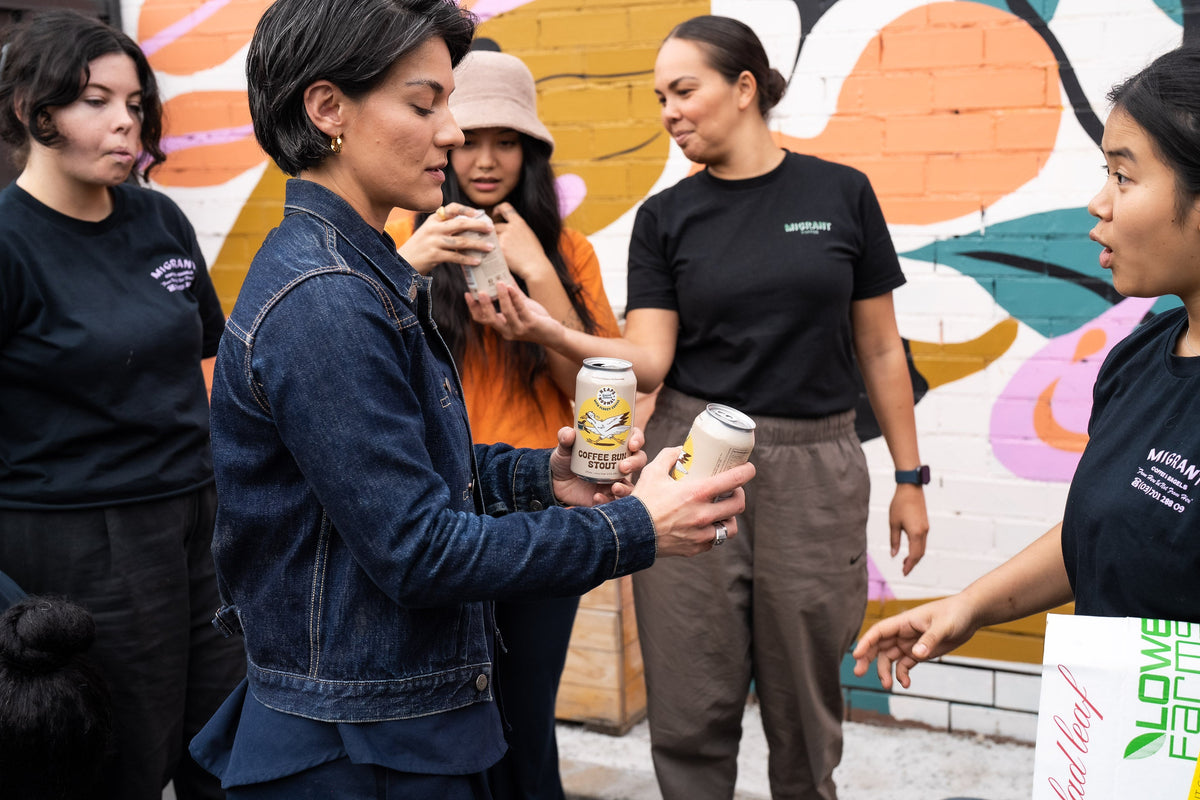 April Heaps COFFEE RUN STOUT CHAMPIONS - MELO FROM MIGRANT COFFEE – Heaps Normal UK